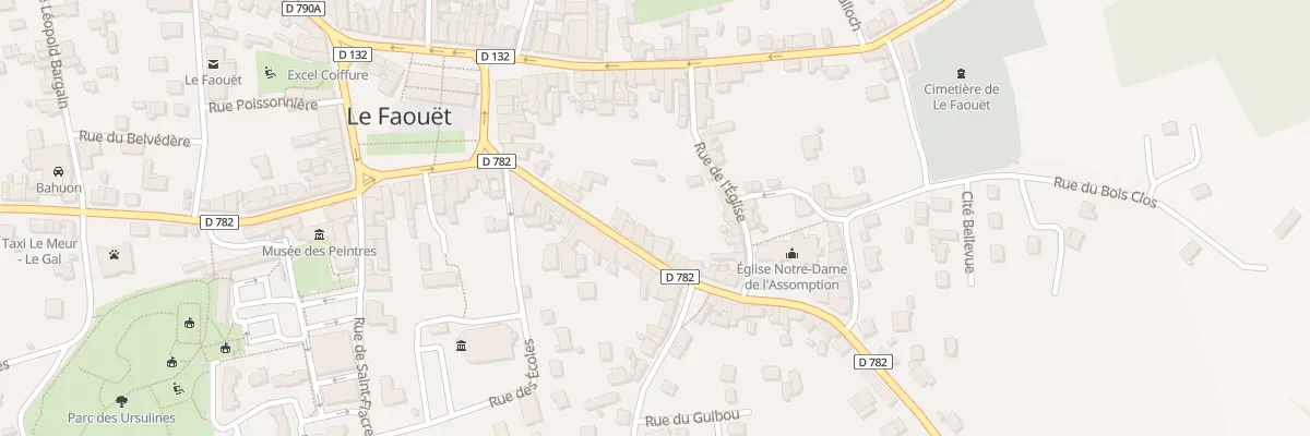 Plan du 17 Rue Poher au Faouët