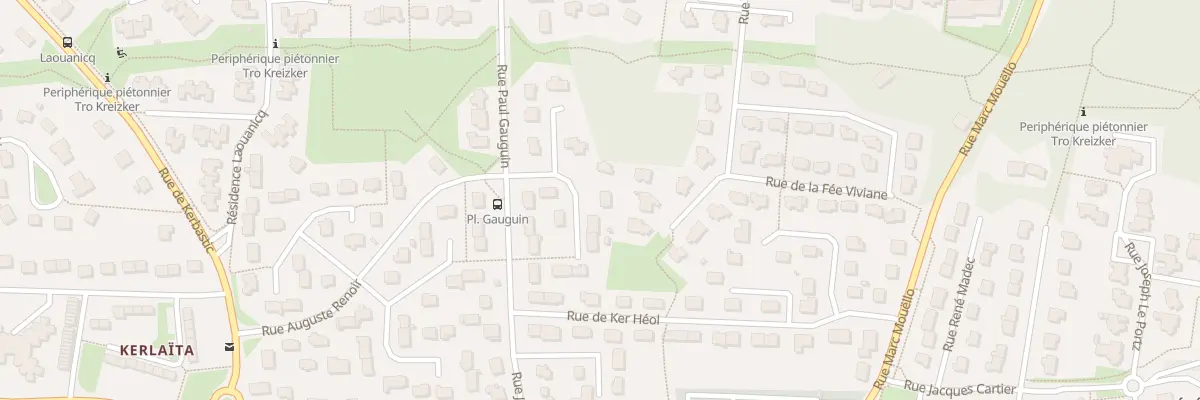 Plan du 8 Rue Paul Sérusier à Guidel