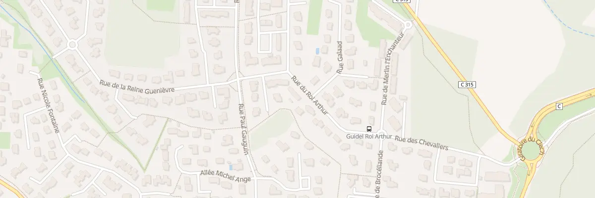 Plan du 18 Rue Roi Arthur à Guidel