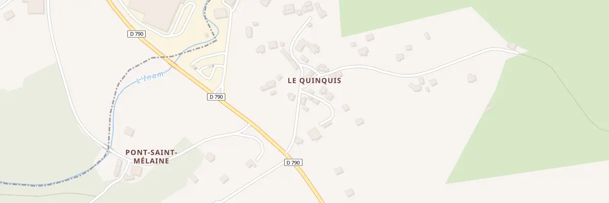 Plan du 5319 Quinquis à Lanvénégen