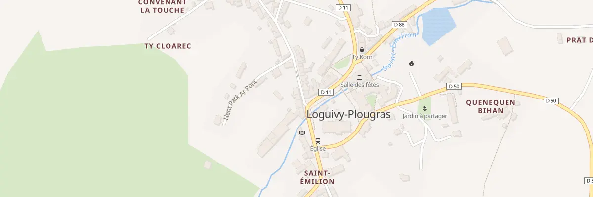 Plan du 5 Rte Keroue à Loguivy-Plougras