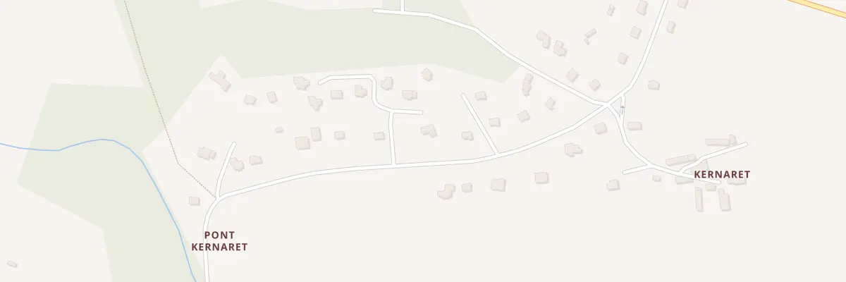 Plan du 36 Kernaret à Rédené