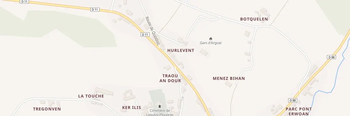 Plan du 22 Rte de Plouaret à Loguivy-Plougras