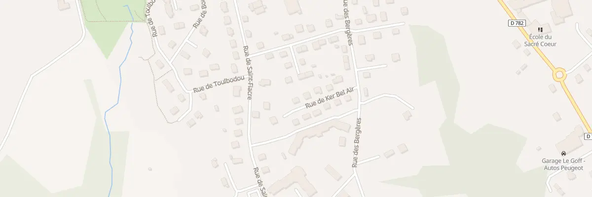 Plan du 8 Rue de Ker Bel Air au Faouët