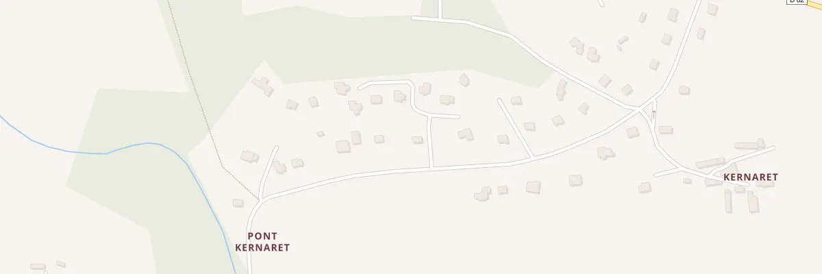 Plan du 56 Kernaret à Rédené