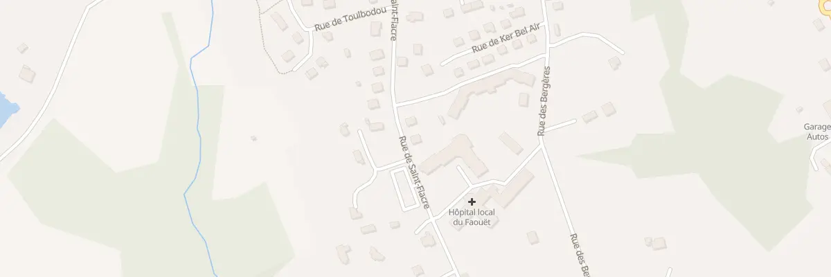 Plan du 495 Rue de Saint Fiacre au Faouët