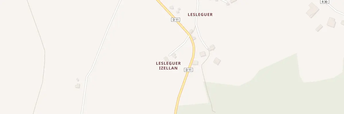 Plan du 5346 Les Leguer Isellan à Loguivy-Plougras
