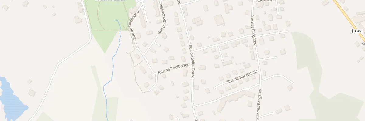 Plan du 318 Rue de Saint Fiacre au Faouët