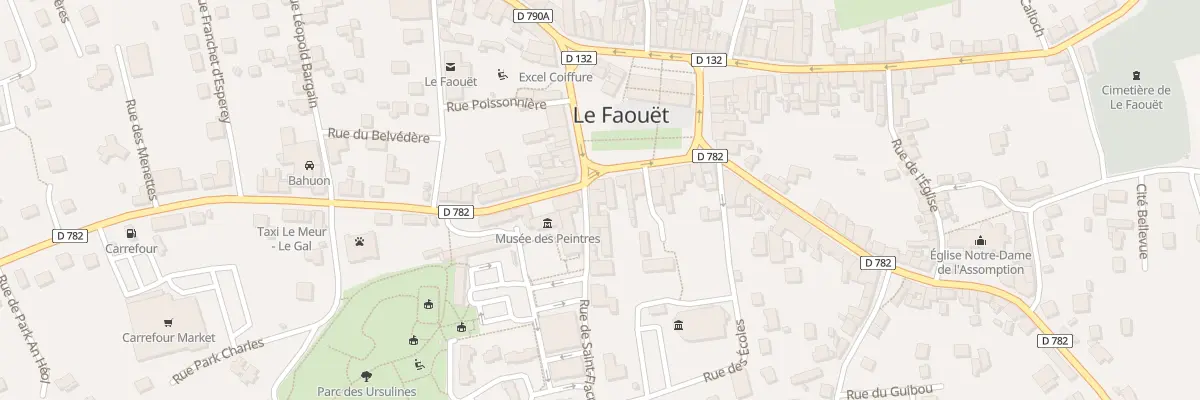Plan du 5 Rue de Saint Fiacre au Faouët