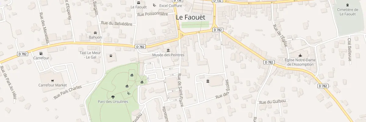 Plan du 57 Rue de Saint Fiacre au Faouët