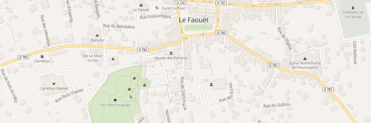 Plan du 39 Rue de Saint Fiacre au Faouët