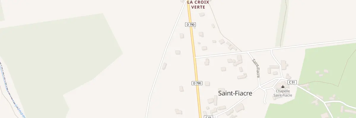 Plan du 6223 Saint Fiacre au Faouët