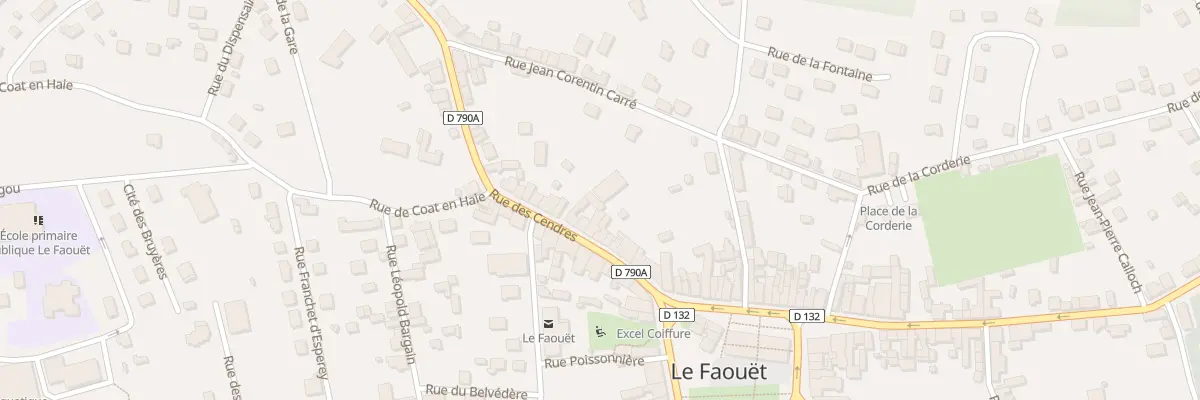 Plan du 18 Rue des Cendres au Faouët