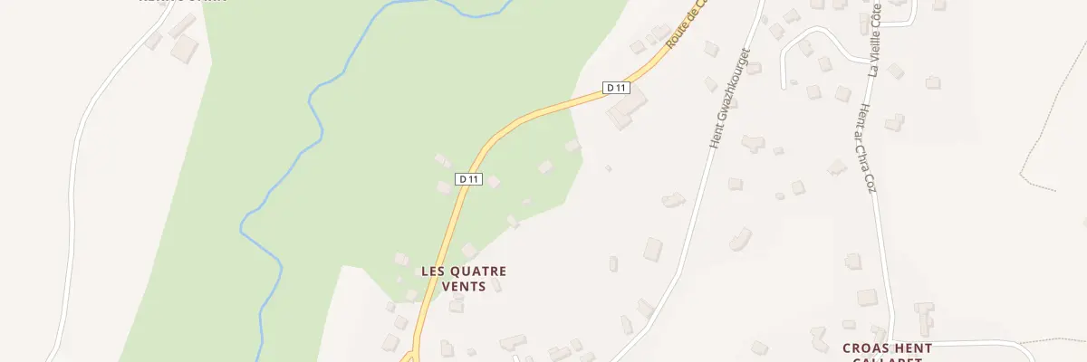 Plan du 5454A Les Quatre Vents à Loguivy-Plougras