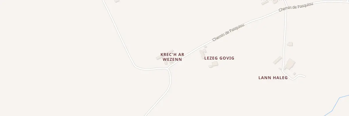 Plan du 5257 Crech An Vezouen à Ploumilliau