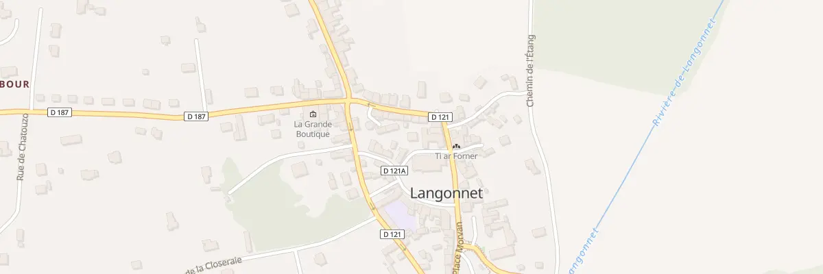 Plan du 3 Rue Hent Karr Ar Beuz à Langonnet