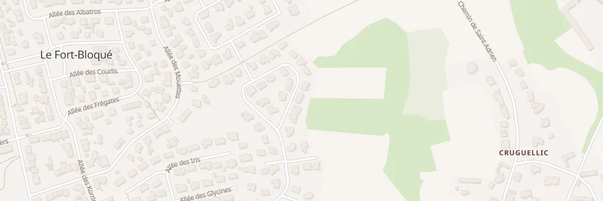 Plan du 39 All des Macareux à Ploemeur