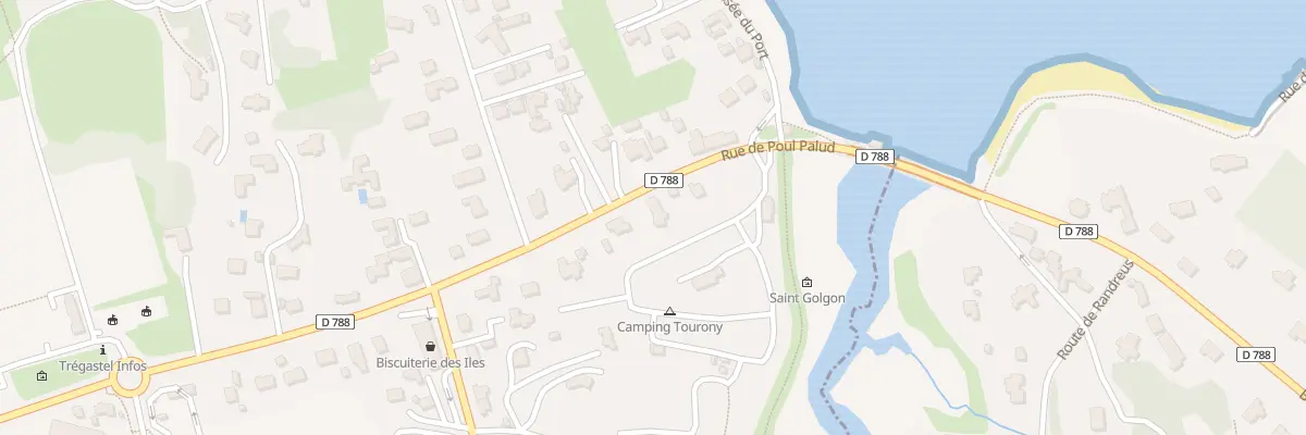 Plan du 99 Rue de Poul Palud à Trégastel
