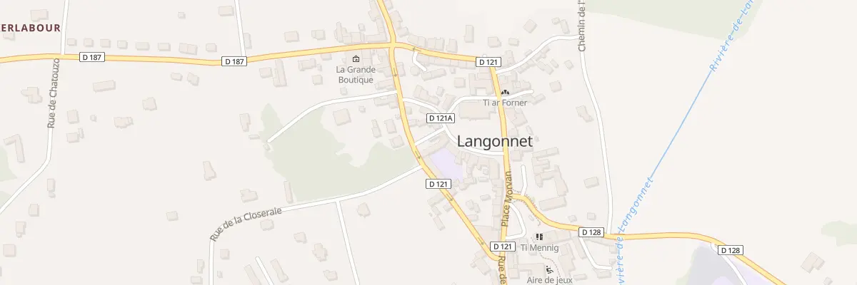 Plan du 5691 Rue de l’Enclos à Langonnet