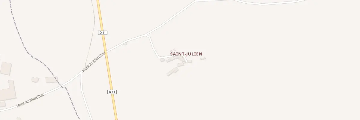Plan du 4 Saint-Julien à Plouaret