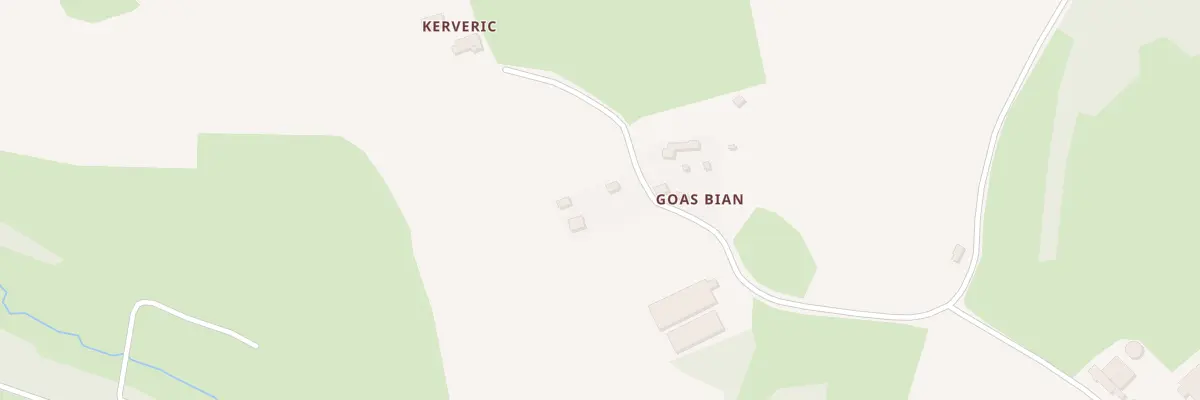Plan du 4 Goasbian à Trébrivan