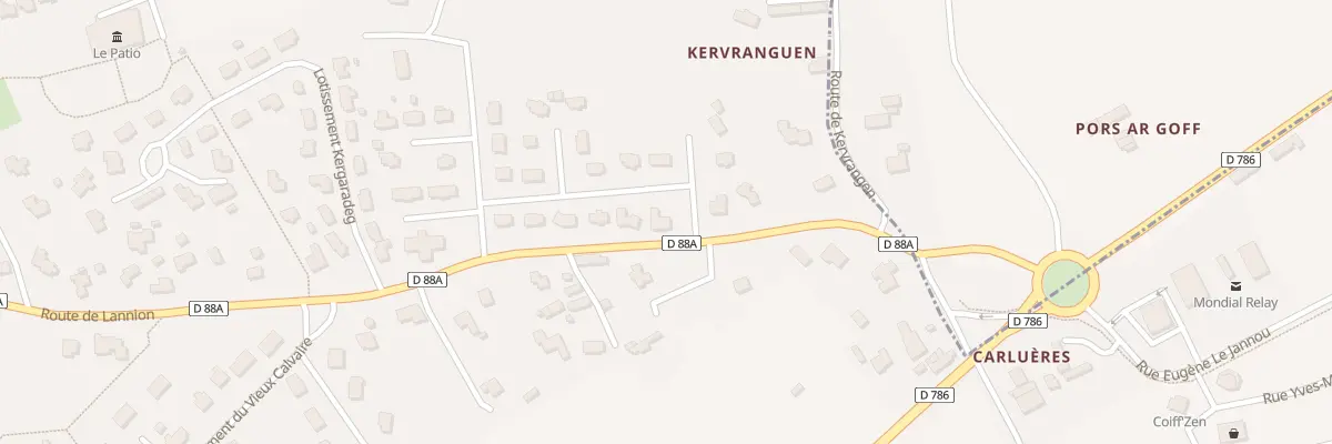 Plan du 22 Lot Kervranguen à Ploulec’h