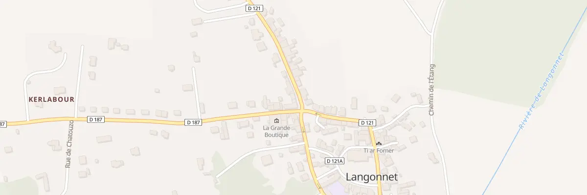 Plan du 5 Rue Charles Michel à Langonnet