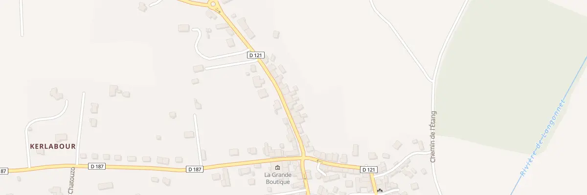 Plan du 14 Rue Charles Michel à Langonnet