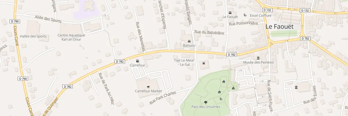 Plan du 17 Rue de Quimper au Faouët