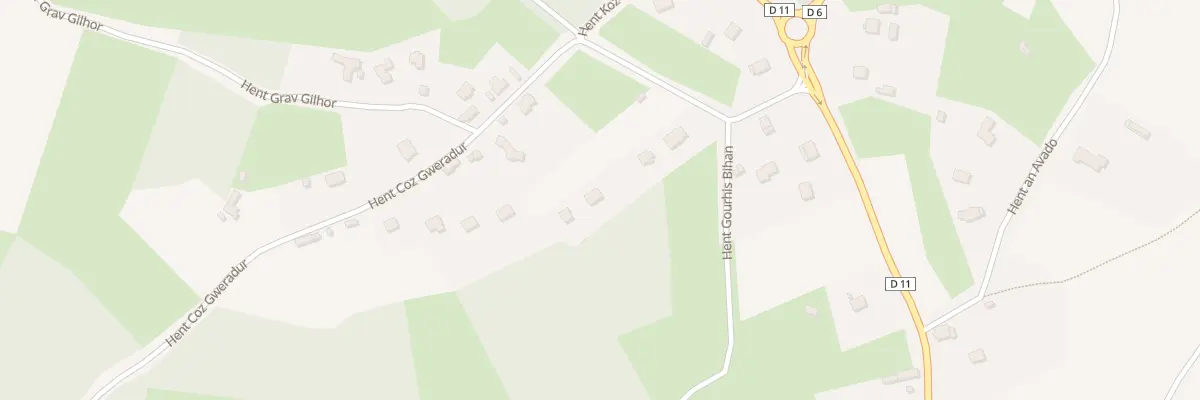 Plan du 9 Hent Coz Gweradur à Pleumeur-Bodou