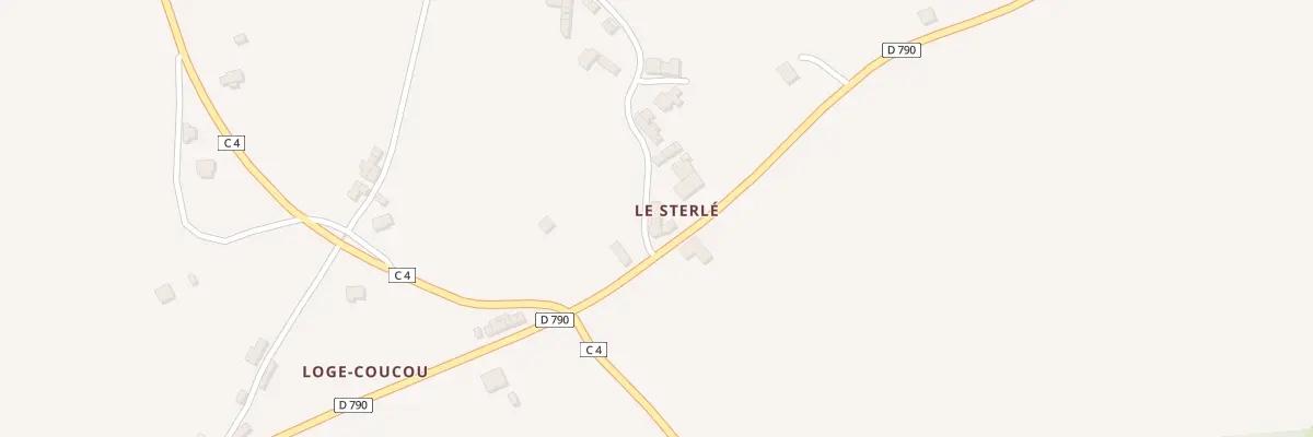 Plan du 5336 Sterlé à Lanvénégen