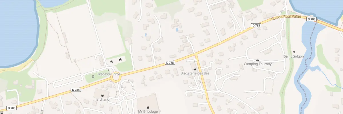 Plan du 114 Rue de Poul Palud à Trégastel