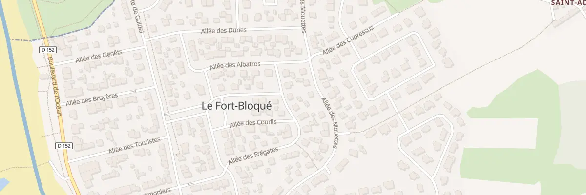 Plan du 21 All des Frégates à Ploemeur