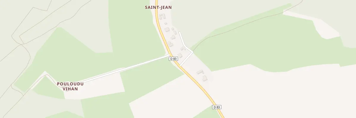 Plan du 14 Saint Jean à Plévin