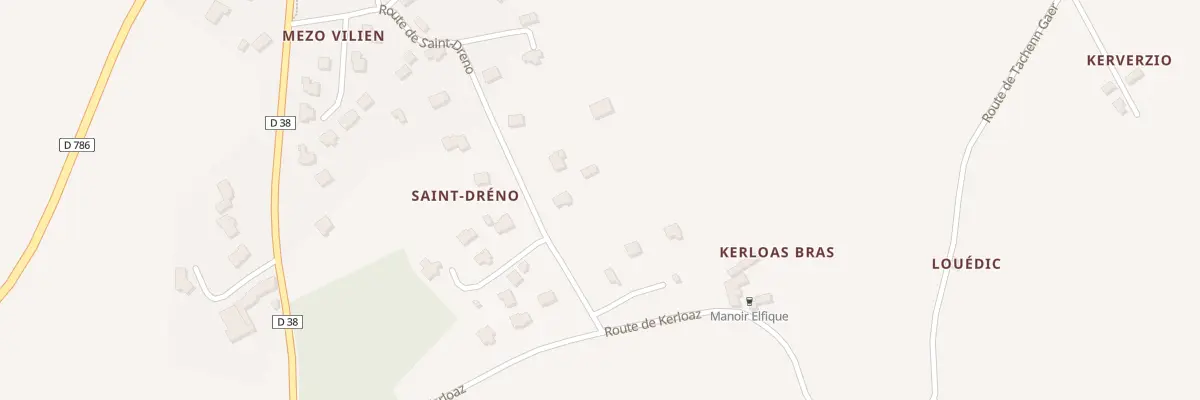 Plan du 17 Rte de St Dreno à Ploulec’h