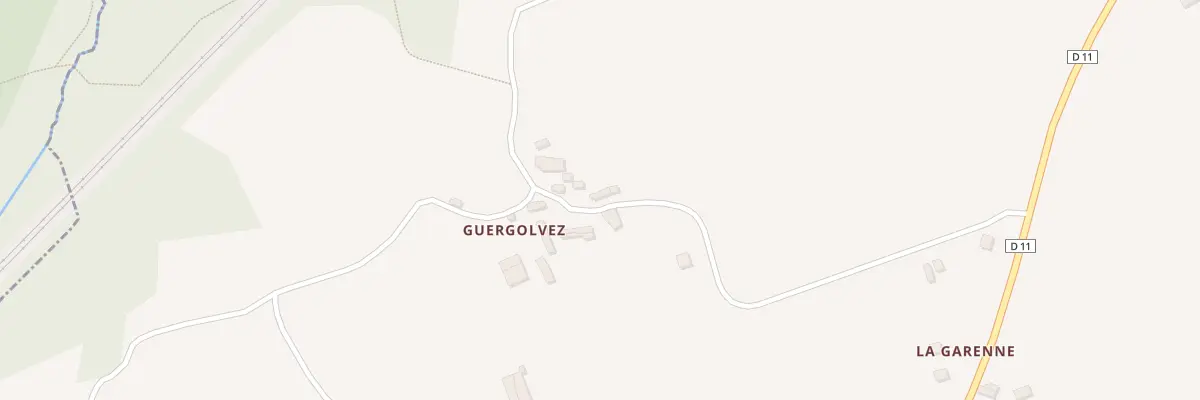 Plan du 5369 Guergolvez à Plouaret