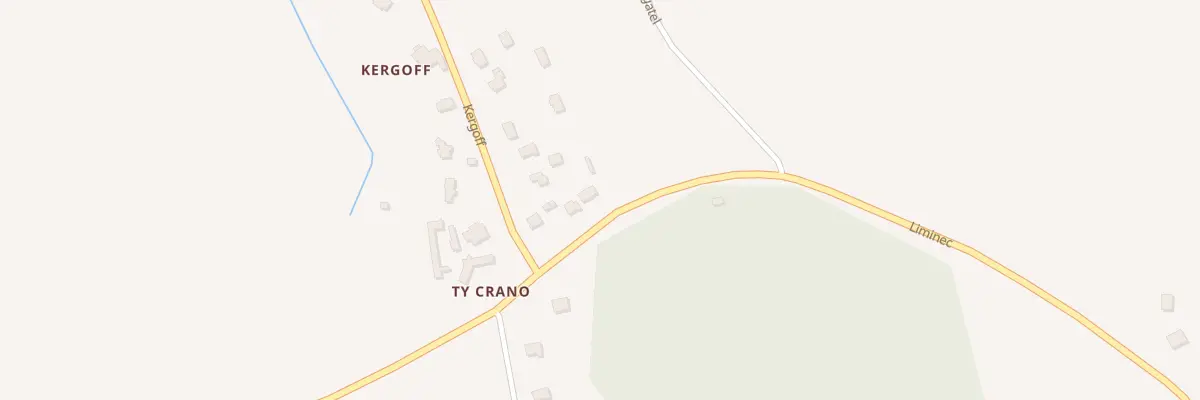 Plan du 1 Ty Crano à Rédené