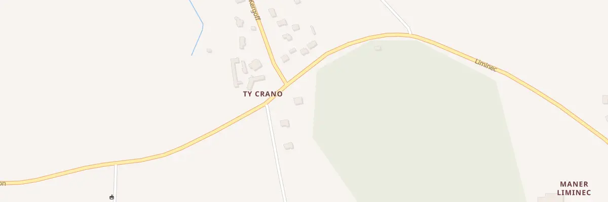Plan du 2 Ty Crano à Rédené