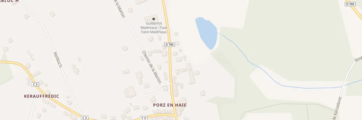 Plan du 32 Rue de Portz En Haie au Faouët