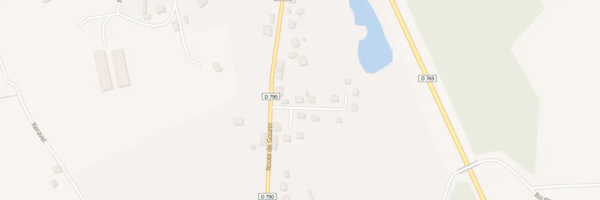 Plan du 3 Imp de la Sapiniere au Faouët