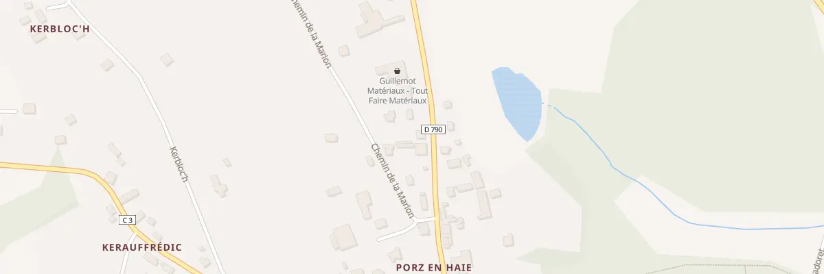 Plan du 45 Rue de Portz En Haie au Faouët