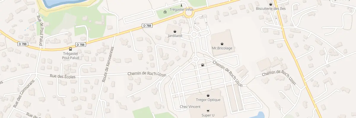 Plan du 6 Imp Horsido à Trégastel