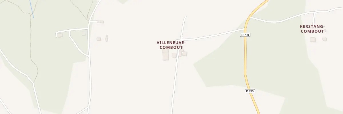 Plan du 309 Villeneuve Combout à Querrien