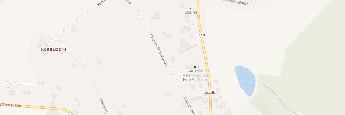 Plan du 51 Che de la Marion au Faouët