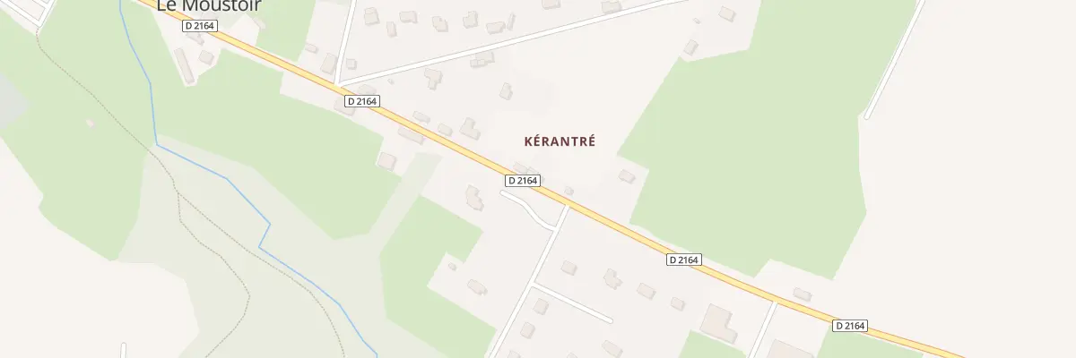 Plan du 43 Kerantre au Moustoir