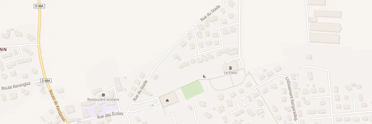 Plan du 14B Rue du Stade à Ploulec’h