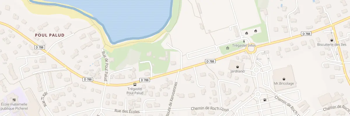Plan du 100 Rue de Poul Palud à Trégastel