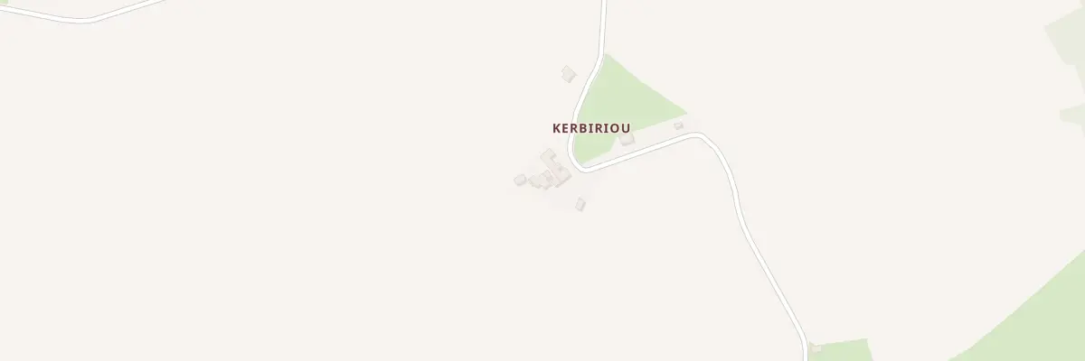 Plan du 1 Kerbiriou à Plévin