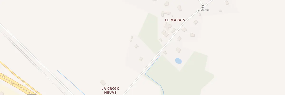 Plan du 12 Le Marais à Rédené