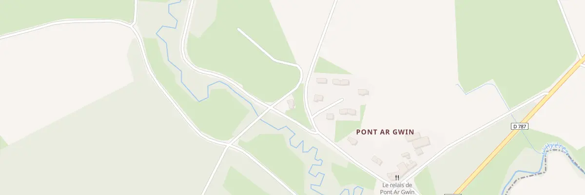 Plan du 1 Pont Ar Gwin à Carnoët